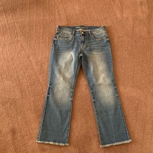 Old Navy cropped boot jeans sz 4